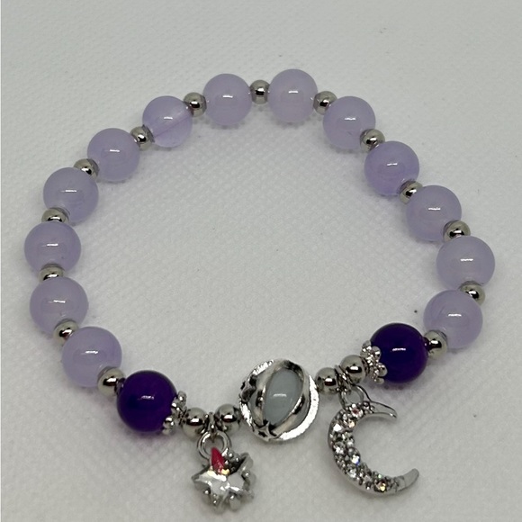 Moon Sun and Star Beaded Charm Bracelet - Picture 6 of 6